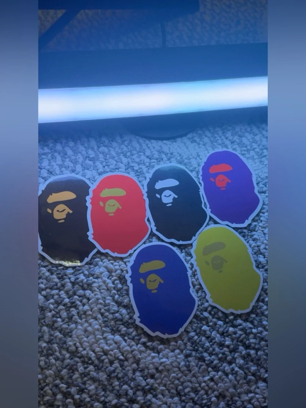 Bape Multicolor Sticker Pack - Picture 3 of 10